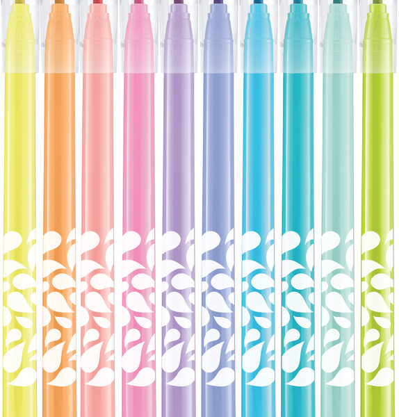 Maped kleurpotloden pastel, doos met 10 stuks.