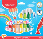 Maped mijn eerste kleurstiften COLOR'PEPS JUMBO, doosje van 12