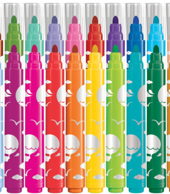 Maped mijn eerste viltstiften kleurenpret jumbo, etui van 24 stuks
