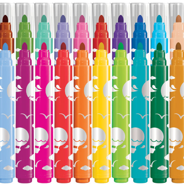 Maped mijn eerste viltstiften kleurenpret jumbo, etui van 24 stuks