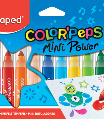 Maped kleurpotloden Mini Power, etui met 12 stuks
