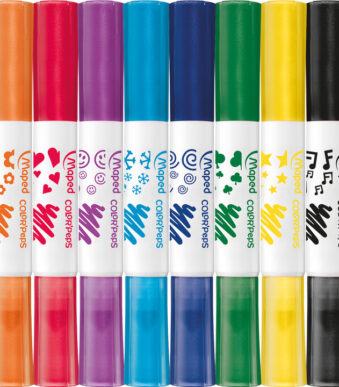Maped Kleur'Peps Duo Stempelstiften, etui met 8 stuks