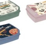 Broodtrommel Carla midi 'Ruimtetoer', Noordpink