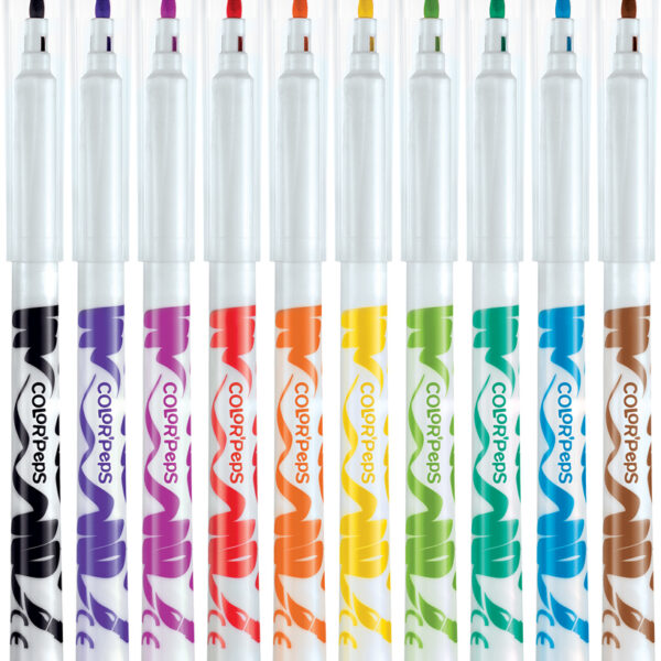 Maped vezelstift kleurpotloden, etui met 10 stuks