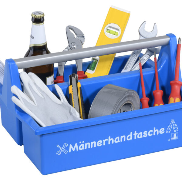 Blauw draagbare herentas