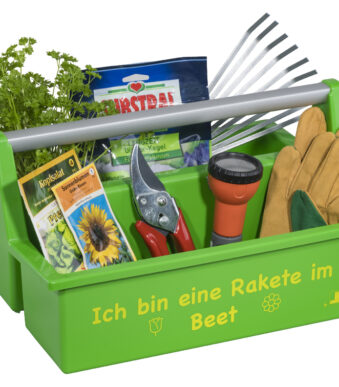 Draagkist met wielen McPlus 'Raketje', groen