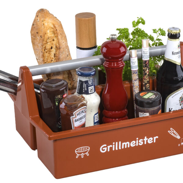 McPlus Draagkist 'Grill-meester', bruin