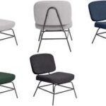 Paperflow bezoekerstoel Curve, antracietgrijs