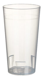 Plastic drinkbekers 0,3 liter doorschijnend, 10 stuks