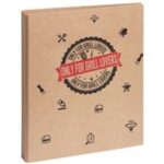 Receptenalbum 'BBQ', formaat A4, 4-ringmechanisme met register.