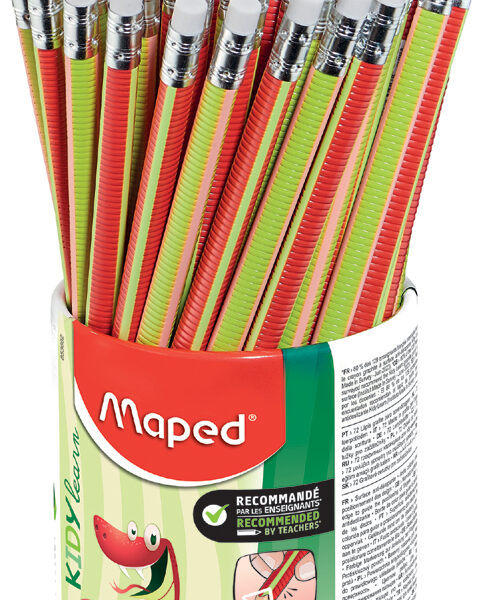 Maped leerbleistiffen voor beginners met gum, set van 72 stuks