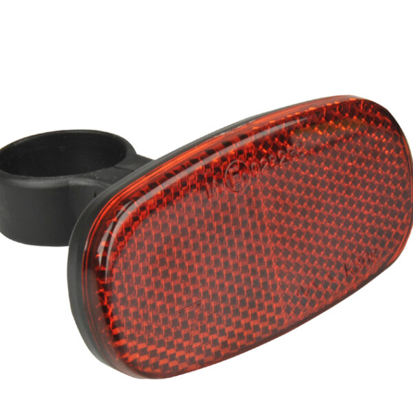 Fietsbagagedragerreflector met universele bevestiging