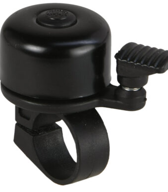 Fiets stuurbelklokje, zwart / zilver