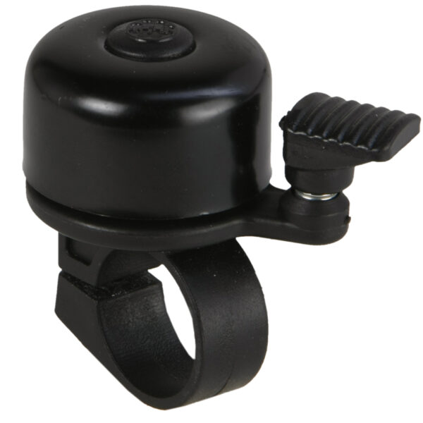 Fiets stuurbelklokje, zwart / zilver