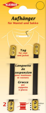 Kunstleren kapstokhaak zwart