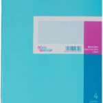 Standaard scheidingsboek A4, vierdelig, 40 vellen