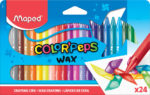 Maped kleurwaskrijtjes, set van 24 in kartonnen etui.