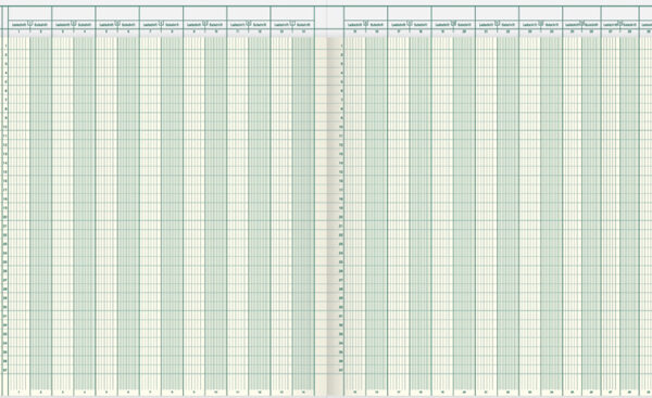 Kasboek, 17 rekeningen, 48 bladzijden