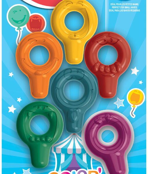 Maped mijn baby waskrijttabletten Color'Peps, set van 6