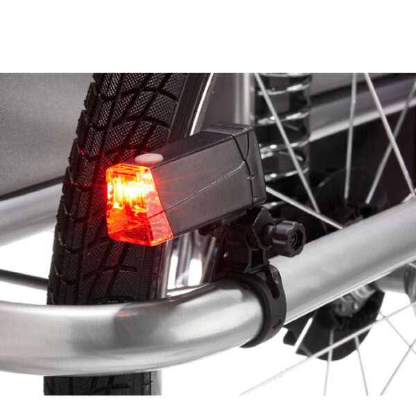 Kinderfietsaanhanger Comfort, zwart / groen