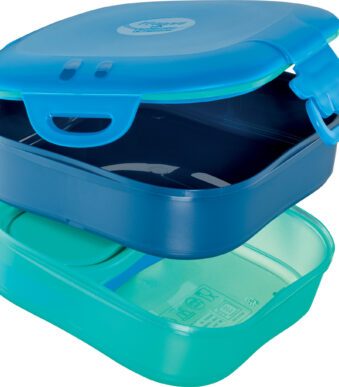 Maped broodtrommel kinderen 3-in-1, 1,4 liter, blauw