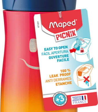 Maped kinderdrinkfles conceptserie, roze, 0,43 liter.