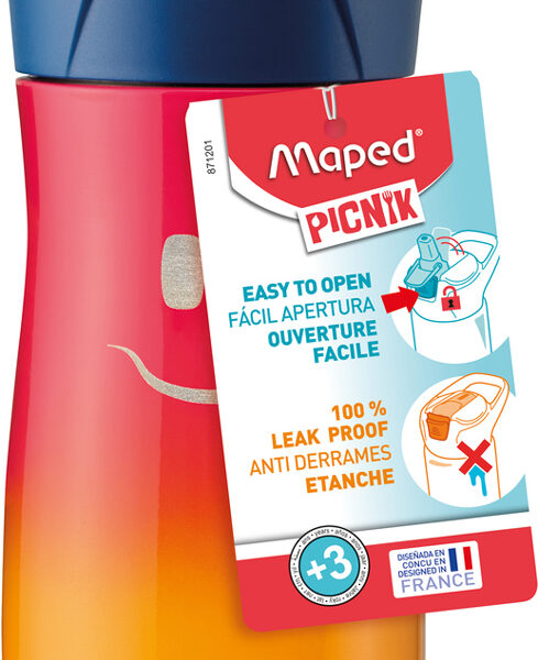 Maped kinderdrinkfles conceptserie, roze, 0,43 liter.