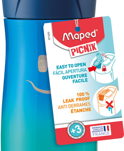 Maped kinderpicknickfles 0,43 liter, blauw