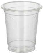 Plastickelkje voor gedistilleerde drank, 2 cl, transparant