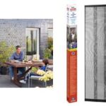 Tesa louvredeur premium, antracietkleurig, 95x220 cm