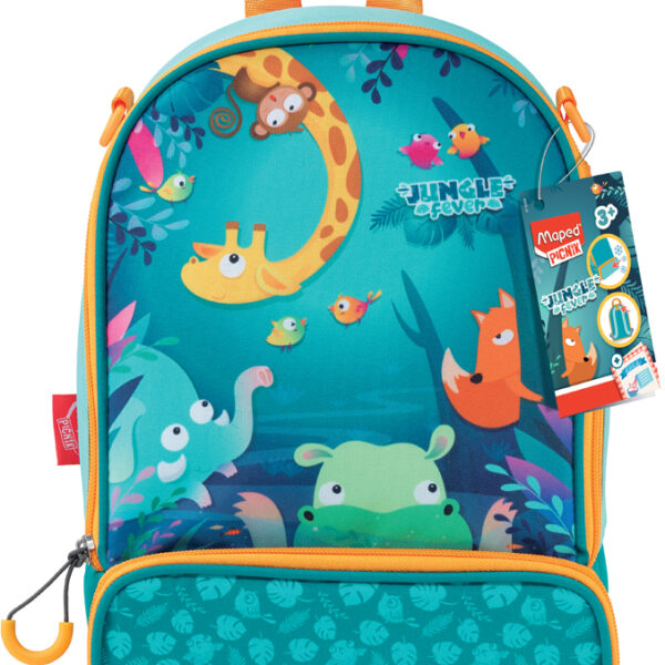 Maped PICNIK kinderrugzak JUNGLE FEVER, turquoise