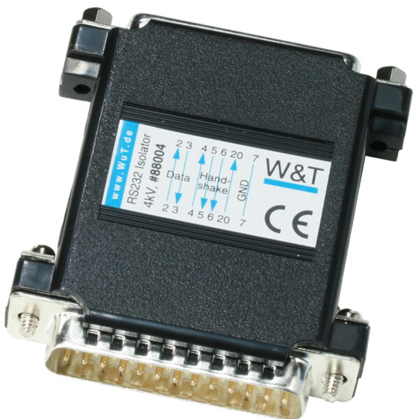 Optische isolator RS232 - 4 kV, 0 - 115.200 baud