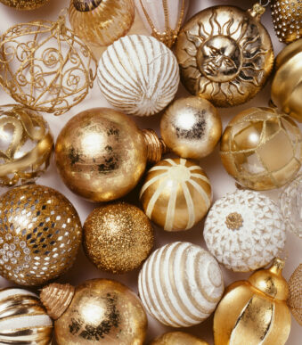 Servetten met Kerstmotief 'Gouden Kerst'