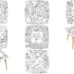 Kindermalfolio 'Jungle', hoogte: 46 cm, set van 2