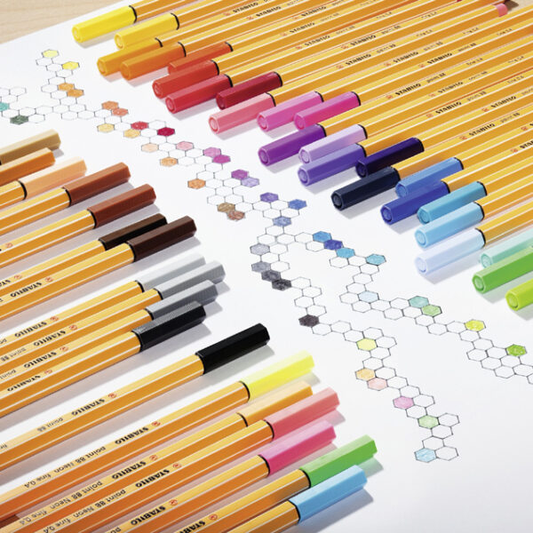 Stabilo Fineliner point 88 ARTY, 65-delige kartonnen etui.