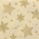 Servetten met Kerst-motief 'Christmas Shine', crème kleur