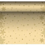 Crèmekleurig kerstlopertje 'Christmas Shine'