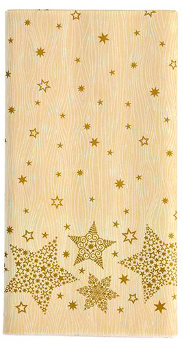 Crèmekleurige tafelkleed 'Christmas Shine'