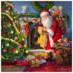 Kerstservetten 'Kerstavond'