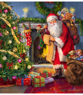 Kerstservetten 'Kerstavond'