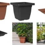 Plantenbak 'Nazca', breedte 300 mm, antracietgrijs