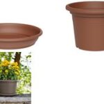 Onderzetter 'Aura Rond', diameter: 180 mm, terracotta