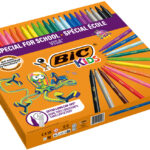 BIC KIDS Kleurvetstiften, Schoolverpakking van 144 stuks