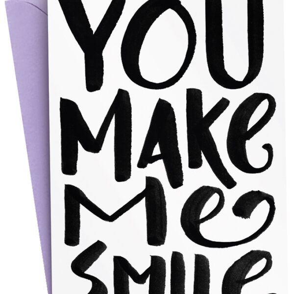 Kaart 'Jij maakt me lachen'