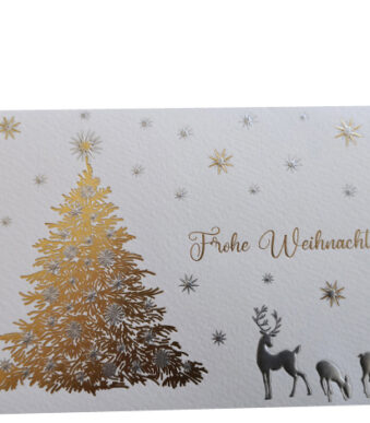 Kerst-wenskaart 'Witte Kerst'