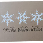 Kerstwenskaart 'IJsbloemen'