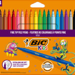 BIC Kids Stiften Vilt, Kartonnen Etui met 18 Stuks