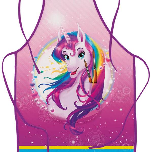 Schilderschort 'Eenhoornsportret' met buideltasje