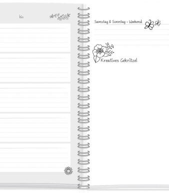 Leerlingenagenda Schetsplanner 2.0 'Meisje'