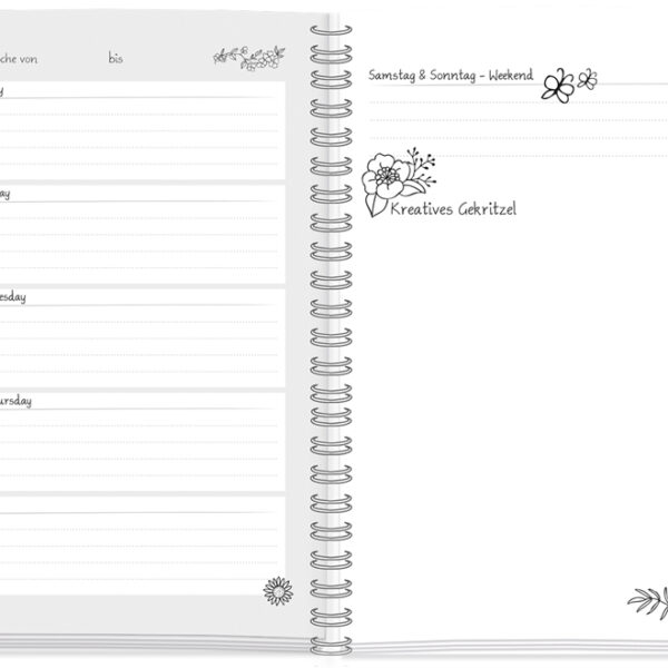 Leerlingenagenda Schetsplanner 2.0 'Meisje'